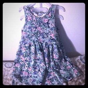 H&M 18-2t Floral Soft Tank Dress (1 of 3)